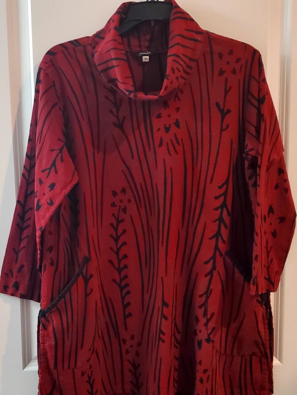 Yasuko ¾ Sleeve Tunic Top Art to Wear